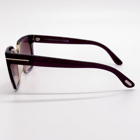 NEW TOM FORD TF1030 83Z BLACK/VIOLET FT1030/S 83Z WOMEN SUNGLASSES TOM FORD - Picture 6 of 10